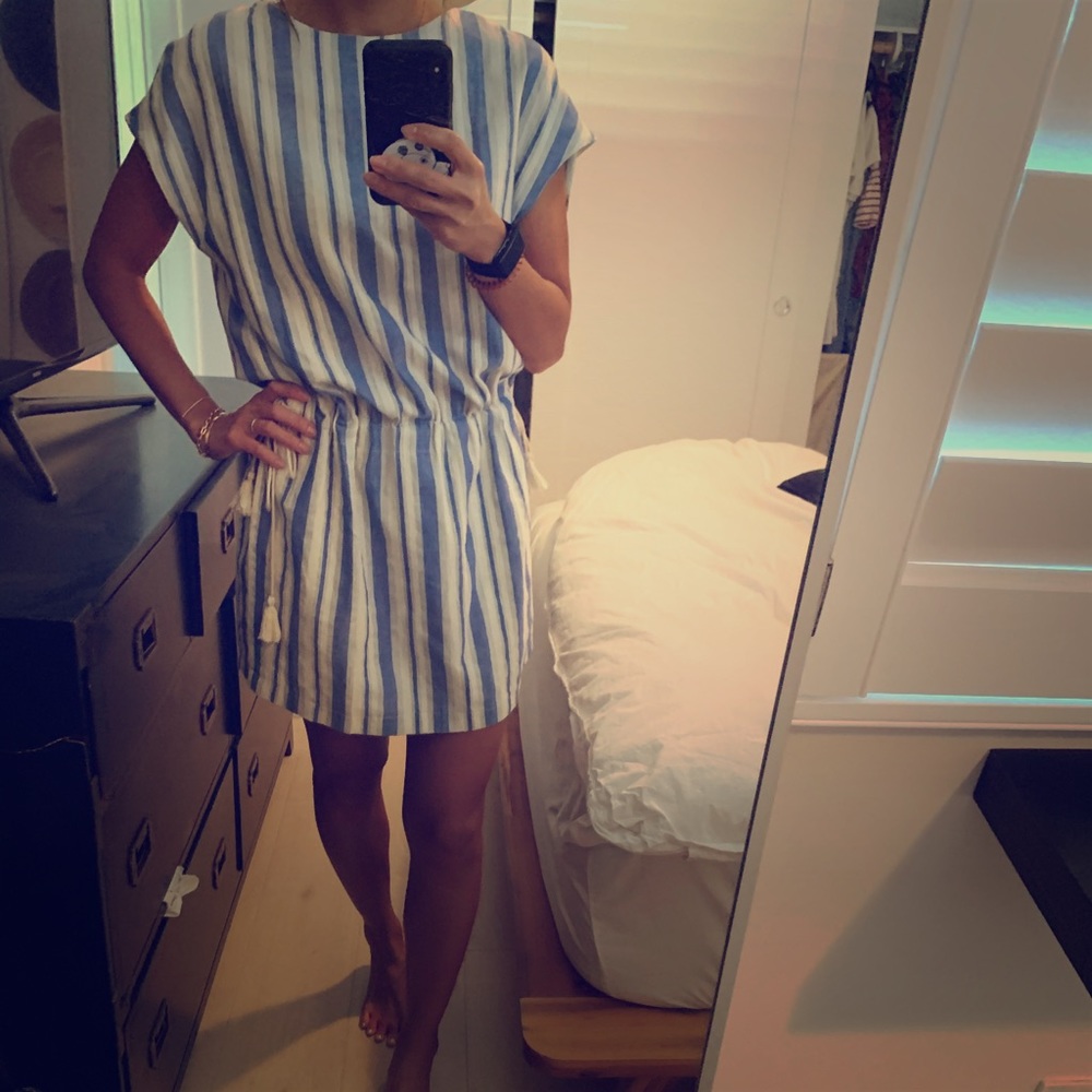 Forever 21 Striped Dress w Belt
